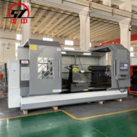 Tour à métaux CNC de haute précision SHENZHONG CK61140, tour industriel avec contre-pointe électrique de 300 mm carrés, machine à tourner