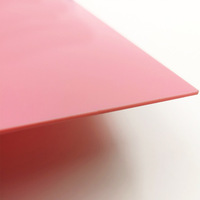 Feuille acrylique rose, personnalisée, brillante/mate, opaque ou transparente, feuille acrylique PMMA Perspex, panneau, plaque
