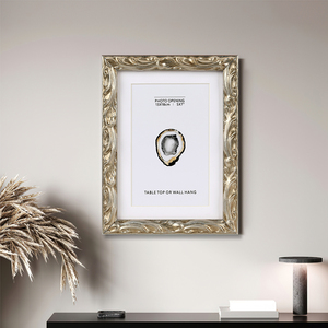 Vente en gros d'argent antique fait à la main de style nordique et campagnard nature en bois massif vintage élégant décor de table pour la maison cadre <span class=keywords><strong>photo</strong></span> classique - Product Image 4