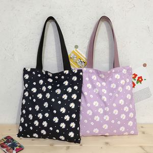 Fresh Style Women Canvas Tote <b>Bag</b> Large Capacity Versatile <b>Summer</b> Relaxed <b>Crossbody</b> Shoulder Handbag - Product Image 2