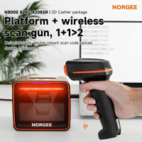 Escáner de Código de Barras Omnidireccional 2D de 1.3 Megapíxeles para Montaje en Pared o Escritorio, Interfaz USB, en Stock