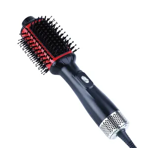 Saç bakımı hava styling aletleri saç bakımı ile 1200W termal Oval yuvarlak fırça yağ saç kurutma makinesi düzleştirici fırça