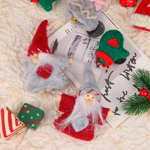 Materiales de Fieltro para Manualidades Navideñas, Colgantes de Papá Noel, Calcetines, Guantes, Campanas, Corazones, Decoración de Árboles de Navidad, Creativo - Product Image 5