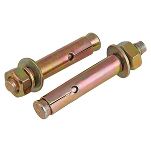 Boulon d'ancrage chimique en acier au carbone galvanisé, boulon mécanique à expansion, boulon mécanique à double manchon - Product Image 2