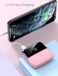 แบตเตอรี่สำรองพกพาขนาดเล็ก 10000mAh พร้อมโลโก้สั่งทำได้ มาตรฐาน Rohs แบตเตอรี่ลิเธียมโพลิเมอร์ ช่องเสียบ Micro USB วัสดุ ABS กำลังไฟ 10W สถานีพลังงานแบบปรับแต่งได้ - Product Image 4