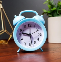 Cartoon Student Bett kleinen Wecker Desktop Desktop Weck gerät Alarm Glocke Glocke Uhr