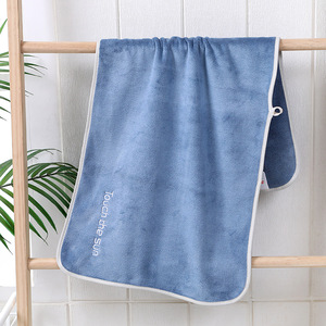 จินอาโอยาวยารักษาความสะอาดผ้าขนหนูอาบน้ำ 35x75 ซม. ผ้าขนหนูใยโพลีเอสเตอร์แห้งเร็วสำหรับผู้ใหญ่ใช้ในครัวเรือน - Product Image 4