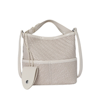 Sac à bandoulière tissé doux et tendance pour femme, idéal pour les sorties, les vacances, les rendez-vous et le shopping