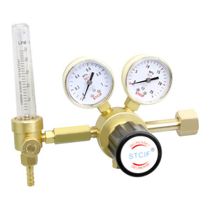 Regulador de Presión de Gas de Cobre STCIF con Manómetro Doble para Cilindros YQSL 731L 1.5L 25L - Product Image 2