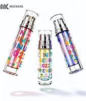 Flacon d'essence à double compartiment 12,5+12,5 ml, 15+15 ml, 25+25 ml, à double tête, pour emballage de sérum et soins de la peau
