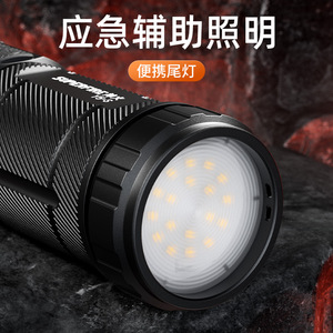 ซุปเปอร์ไฟร์ X6-S ไฟฉาย LED แบบชาร์จไฟได้ 9000mAh ไฟฉายค้นหาแบบกันน้ำกลางแจ้งกำลังสูงระยะไกล - Product Image 4
