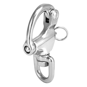 Stainless Steel Double Hook Shackle With Screw <b>Collar</b> <b>Pin</b> Metric D Shape Marine Hardware - Product Image 2