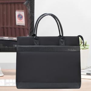 2024 New Oxford Conference Bags With Pocket and Zipper Closure 15.6 Inches Laptop Bags Manufacturers <b>Briefcases</b> for Men Business - Product Image 5