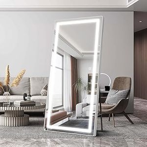 Hot Sale Custom Size <strong>Wall</strong> Mounted LED Salon <strong>Mirror</strong> Light Smart <strong>Rectangle</strong> Dressing <strong>Mirror</strong> with Full Length Lights Wholesale - Product Image 6