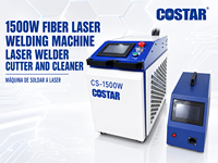 Machine de soudage laser à fibre portative 4-en-1 Costar China Industrial 1500W pour l'élimination de la rouille - Soldadora