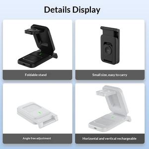 Multi-functional Folding Magnetic Stand Wireless Charger Wholesale Suitable for Three-in-one Wireless Charger of Mobile <b>Phone</b> - Product Image 4