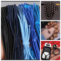 Cordon tressé élastique écologique de 1,2 mm en gros pour la fabrication de bijoux, sacs, chaussures, bracelets, masques, cordons de masque, fournitures d'artisanat DIY