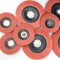 Disco Abrasivo de Cerámica de Alta Calidad, Grano 40 60 80, Disco de Láminas con Respaldo de Fibra de Vidrio, Disco de Lijado de Aleación de Óxido de Aluminio, OEM ODM OBM