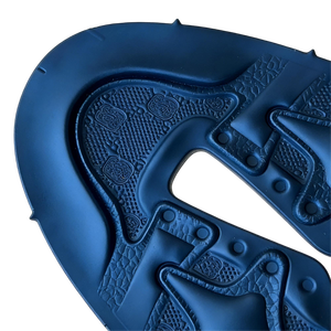 Good Price Custom <b>Comfortable</b> Breathable Mesh and TPU Blue Durable Semi Finished Sport <b>Shoe</b> Upper New Design - Product Image 2