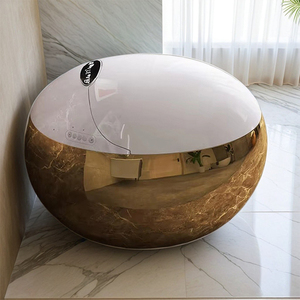 New Design Electric One Piece Tankless <b>Egg</b> Shape Intelligent Automatic Sensor Flushing Gold Color S-trap Heated <b>Seat</b> Dual-Flush - Product Image 1