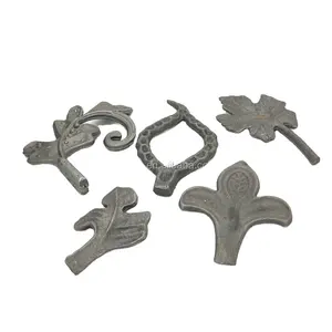 Fence Decorative Steel Leaves Cast Steel Leaves Wrought Iron Flowers Wholesales