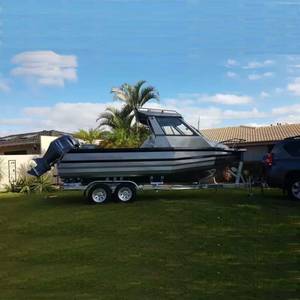 Bateau de pêche Poseidon 6m Easy Craft en aluminium soudé avec cabine - Product Image 5