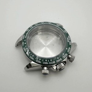 Pièces de montre modifiées : Lunette en céramique et acier inoxydable, compatible avec le mouvement à quartz chronographe VK63 - Product Image 5