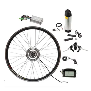 Personalizza il nuovo fornitore di fabbrica di prodotti kit di conversione bici elettrica 48V 500W con batteria al litio opzionale