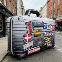 Valise gonflable géante, grand sac de voyage en tissu Oxford, logo personnalisé, modèle de bagage de voyage pour publicité événementielle/présentation en centre commercial/club