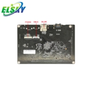 ELSKY carte mère Android EK9900 sans ventilateur avec CPU 2/16G Rockchip RK3399 HD-MI 2.0 4K affichage 2COM RS232 bras carte mère