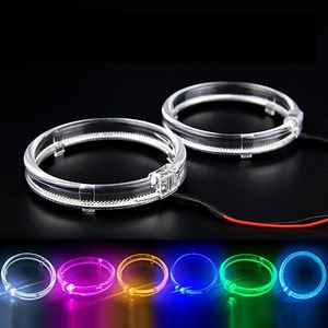 แหวนไฟ LED Angel Eye ขนาด 95 มม. สำหรับติดตั้งไฟหน้ารถยนต์ อัพเกรด 12V พร้อมฟังก์ชั่นหรี่ไฟ - Product Image 3