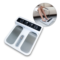 Nouveau design 2026 : Masseur de pieds vibrant 2-en-1 avec chaleur et télécommande, masseur EMS pour personnes âgées