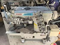 Machine à coudre industrielle professionnelle haute vitesse Pegasus W600pc, utilisée pour les tissus tricotés extensibles, design Flatlock