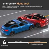 Vantrue — caméra de tableau de bord d30h, dashcam 360, avant et arrière, matière magnétique, 4k