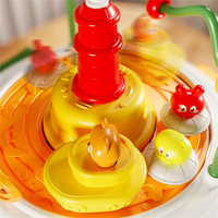 Cube d'activités sensorielles Montessori multifonctionnel avec labyrinthe de billes, entraînement à la motricité fine, plastique, batterie au lithium 3,7 V, pour enfants