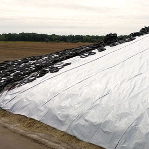 Bâche en filet PE pour silo 200-300 g/m² – Filet vert robuste pour la protection des balles de paille et de l'ensilage agricole – Service de découpe inclus T&H - Product Image 2