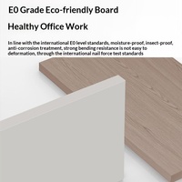 Bureau de direction ergonomique électrique réglable haut de gamme, style minimaliste moderne, avec chaise assortie de qualité supérieure en bois de classe E0, fabrication chinoise
