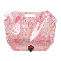 Pochettes à bec de 5 litre, sacs pliables en plastique pour emporter l'eau et d'autres boissons, portable pour l'extérieur
