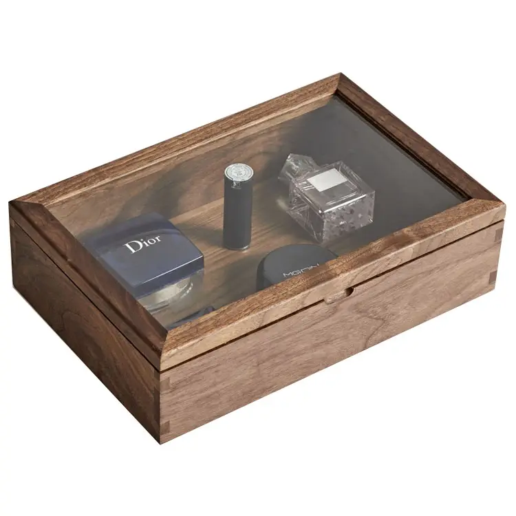 Personalized Wallet Packaging Gift Wooden Box wooden crate boxes