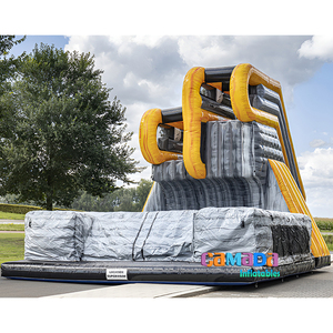 Inflable al aire libre caída libre plataforma de doble salto adultos juegos inflables salto comercial airbag aterrizaje Juegos Deportivos - Product Image 3