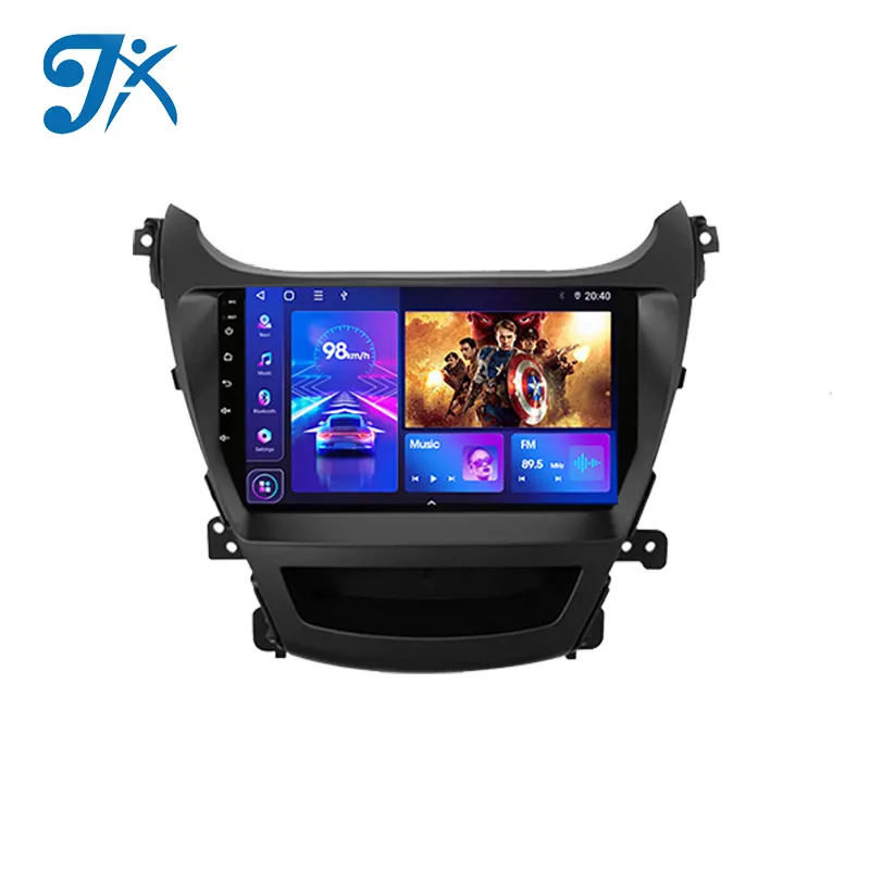 2011-2016 Elantra Player Hyundai 2Din Carplay Car Stereo GPS Multimedia Video Dashboard Car Dvd Player