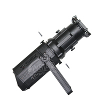 Nouvelle conception de projecteur de scène 200W RGB 3 en 1, projecteur de profil, projecteur de scène ellipsoïdal pour émission de télévision, théâtre