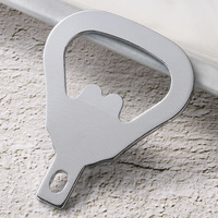 Kit d'insertion de matériel de cuisine en métal, ouvre-bouteille à bord lisse, design unique, facile à ouvrir, compatible lave-vaisselle, ODM & OEM
