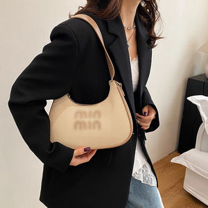 Women's Handbag Korean Style Fashionable Versatile Shoulder <b>Bag</b> High-Quality Textured Women Underarm <b>Crossbody</b> <b>Bag</b> - Product Image 1