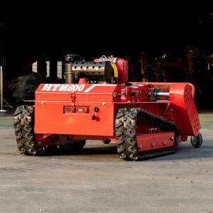 HT800 petit robot coupe-herbe Diesel largeur de coupe 80cm 100cm 120cm télécommande sur chenilles tondeuse à gazon tondeuse à fléaux - Product Image 6