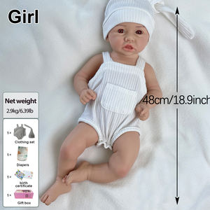 Силиконовая кукла для новорожденных, 45 см - Product Image 4