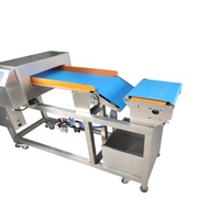 Fabriekslijn voedselveilige roestvrijstalen transportband industriële metaaldetector model 602 JINDUN magnetisch veldinductie
