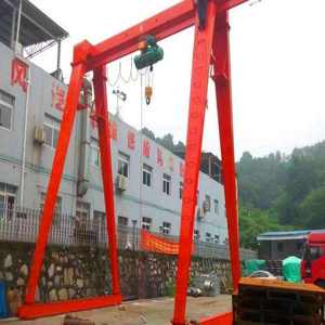 Grue à portique à poutre simple, nouvelle qualité, productivité, économique, grande capacité, levage de nombreux types de charges, hauteur pour l'usine. - Product Image 2