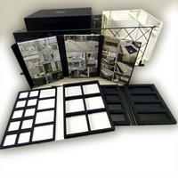 Nouvelles boîtes d'emballage en papier élégantes à prix d'usine, pliables, taille et forme personnalisables, présentoirs de luxe pour carreaux de pierre de quartz
