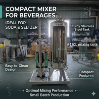 Mélangeur de CO2 pour boissons gazeuses automatique, mélangeur de dioxyde de carbone à grande vitesse pour ligne de boissons gazeuses à vendre